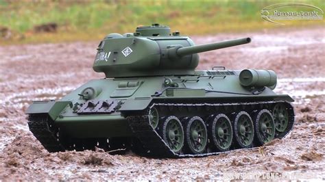 Rc Battle Tank T 34 85 Heng Long Panzer 116 Modell Ferngesteuert 24