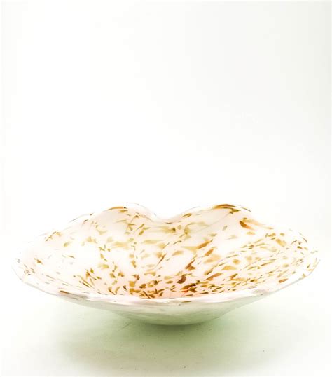 Murano Cased Glass Confetti Bowl