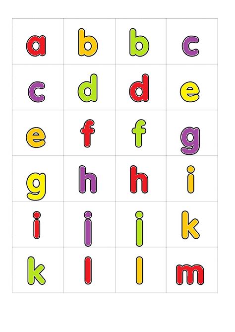 Alphabet worksheets cover everything from a to z. I,Teacher: Printable Alphabet Games: Memory Letter Tiles