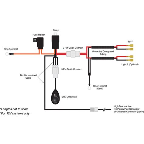 Motorcycle hid wiring diagram with relay high beam low beam. 12v Led Light Bar Wiring Diagram