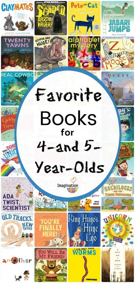 Favorite Books For 4 And 5 Year Olds Kindergarten Books Preschool