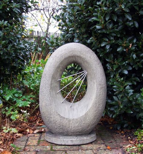 Sunblast Contemporary Stone Garden Sculpture