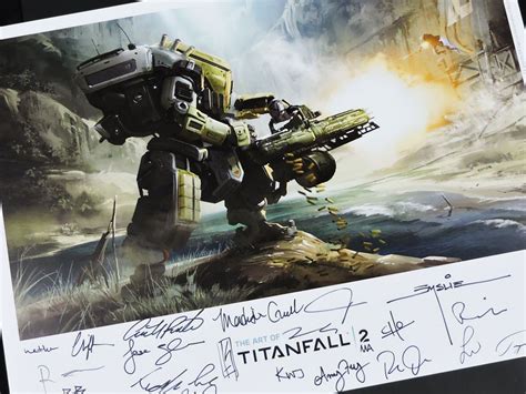 The Art Of Pixel Monster The Art Of Titanfall Signed Digital Print