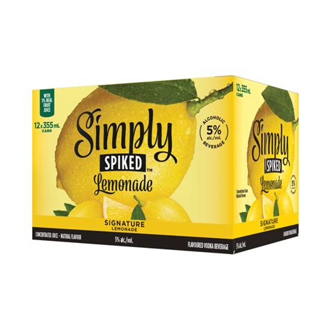 Simply Spiked Signature Lemonade 12 Cans