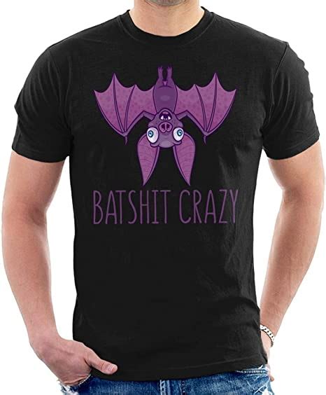 Batshit Crazy Bat Mens T Shirt Uk Clothing