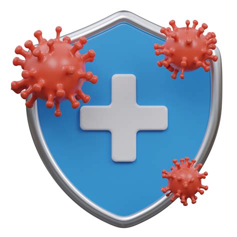 Immune System 3d Render Icon Illustration With Transparent Background