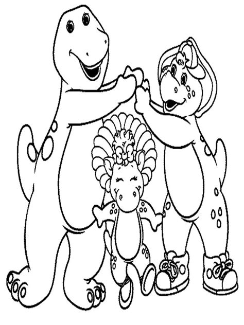 Barney Birthday Coloring Pages Coloring Home