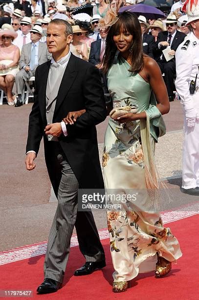Naomi Campbell Monaco Royal Wedding Photos And Premium High Res