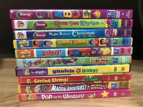 THE WIGGLES BARNEY Dvd Lot Of PicClick
