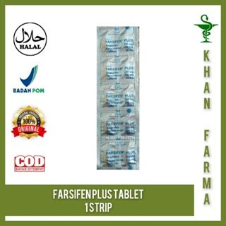 Jual Farsifen Plus Tablet Obat Nyeri Demam Sakit Kepala Strip Isi