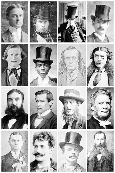 We don't have to be hair experts, but if you're going to have long hair, you want to know what to do with it. Vintage Portraits Depict Victorian Men's Hairstyles and ...