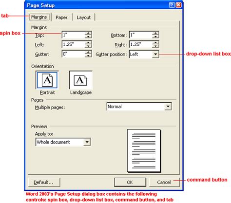 Office 2003 Basics Dialog Boxes And Wizards
