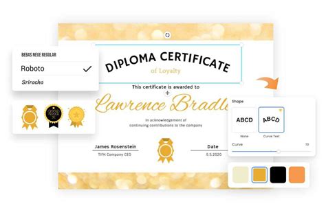 Create Diploma Certificate Online Diploma Certificate Maker Fotor