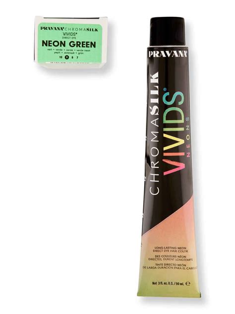 Pravana Chromasilk Vivids Neons Hair Color 3 Ozgreen