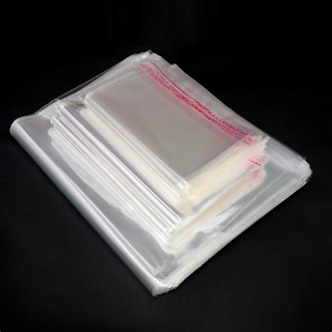 15mil Thicker Clear Resealable Reclosable Self Adhesive Plastic Poly