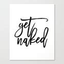 Funny Get Naked Funny Quote Funny Wall Art Printable Typography Print
