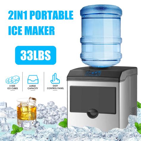 Kuppet 2 In 1 Commercial Ice Maker Machine With Water Dispenser Produc