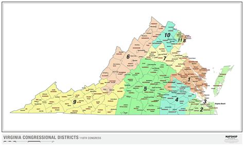 Virginia Congressional District Map Get Latest Map Update