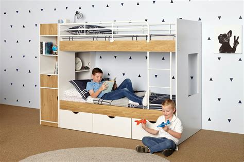 Olympus Single Bunk Bed Frame By John Young Furniture Harvey Norman