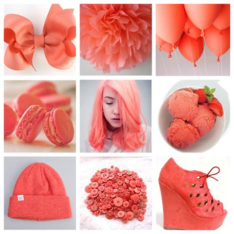 Coral Aesthetic Moodboard Image By Aestheticposts
