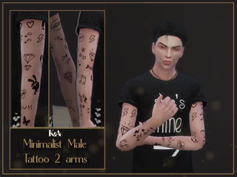 The Sims Resource Traditional Blackwork Tattoo Vrogue Co