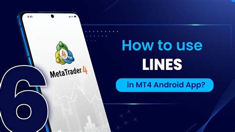 Mt4 Tutorial How To Use Lines In Mt4 Android App Youtube