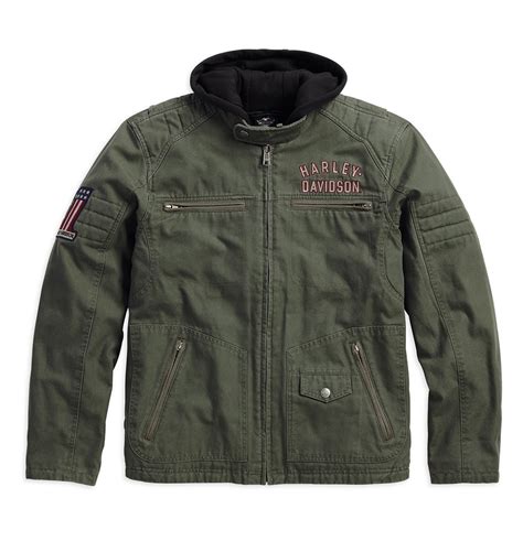 It has jackets products for people of each category like bikers, or those who like harley davidson motorcyle jackets material differs for summer and winter jackets. Harley-Davidson Mens Long Way 3-In-1 Jacket - Olive Green