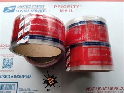 USPS PRIORITY MAIL Shipping Tape Individual Roll Shipping Label A PicClick