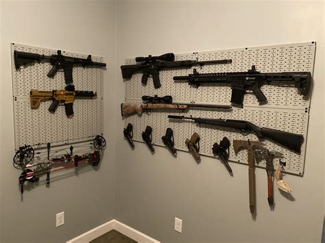 I Built A Gun Wall Im Building My Arsenal Back Up From A House Fire