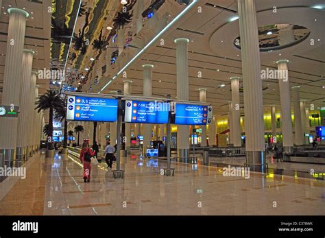 Arrivals Hall Emirates Terminal 3 Dubai International Airport Al