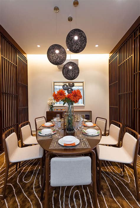 Serene And Practical 40 Asian Style Dining Rooms