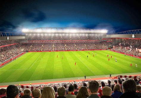 Ismail 60000, kuala lumpur, 60000, malaysia. Images show view from Anfield's new Main Stand once ...