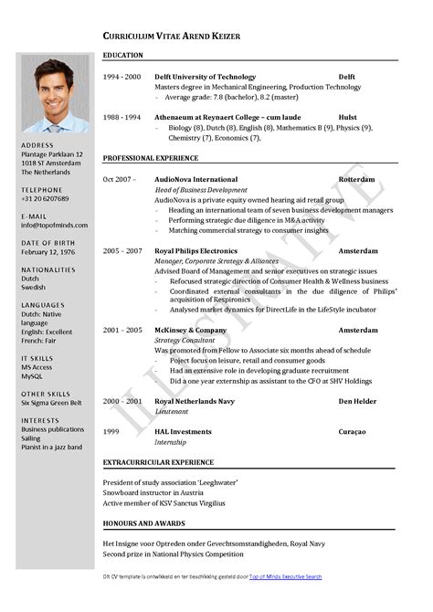 Cv on 1 page or 2 pages. Image result for download two page sample resume format ...