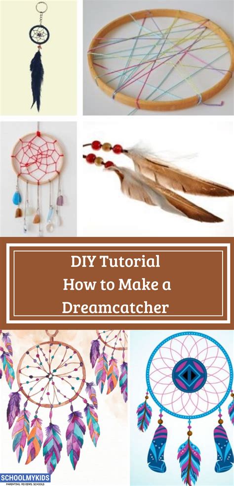 Different Pictures With The Words Diy Tutor How To Make A Dream Catcher