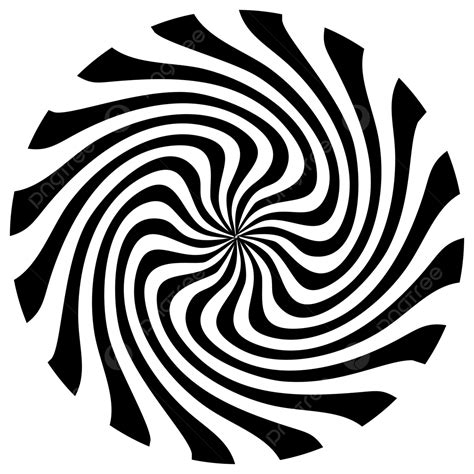 Dizzy Round Optical Abstract Illusion Transparant Vector Art Dizzy