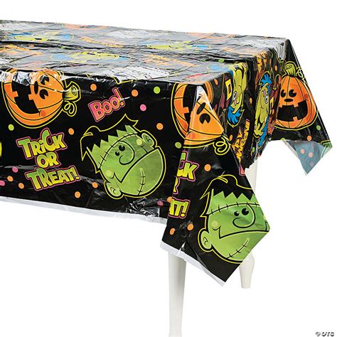 Boo Bunch Halloween Plastic Tablecloth
