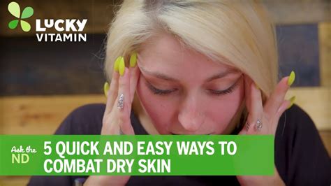 5 Quick Ways To Combat Dry Skin Youtube