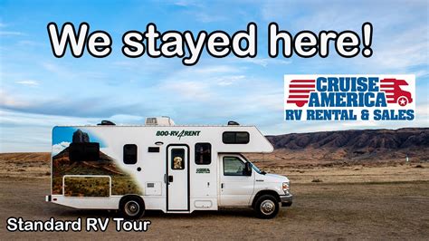 Where We Stayed For 10 Days Cruise America Standard Rv Tour Youtube