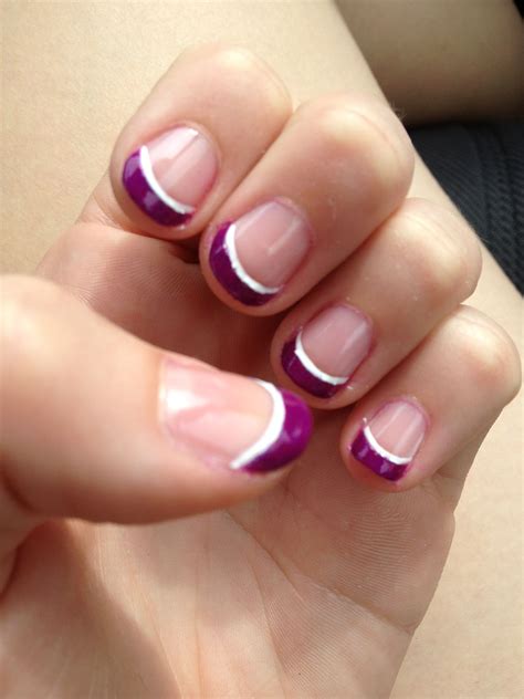 Light Purple French Tip Nails A Trendy Nail Look For 2023 The Fshn