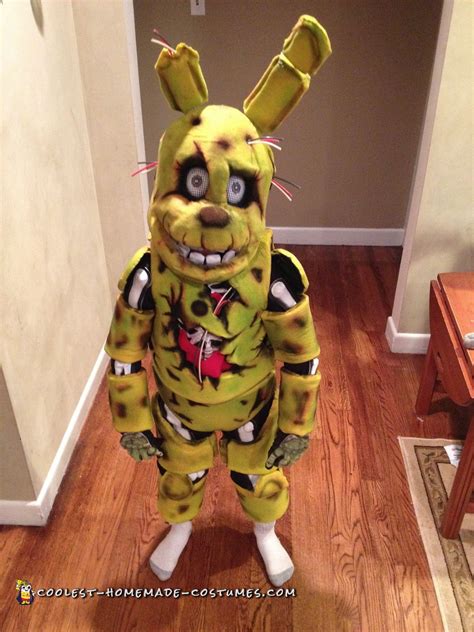 5 Nights At Freddys Springtrap Costume Halloween Costumes Kids