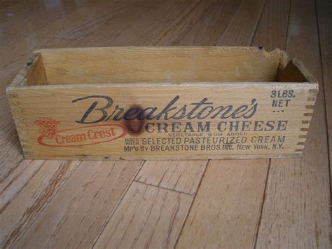 Vintage Breakstone Cream Cheese Box Supernova Antiques