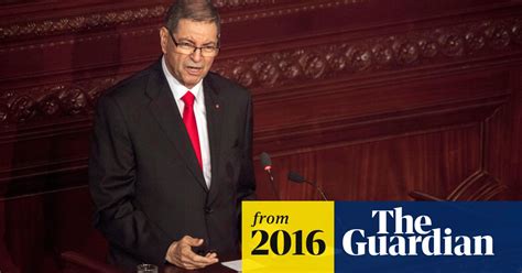 tunisian prime minister habib essid sacked by parliament tunisia the guardian