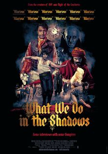 If you aren't caught up and don't want to be spoiled, then go full i'd been to sxsw with the movie version of what we do in the shadows, and tilda swinton was there with only lovers left alive, and our films were playing. What We Do in the Shadows - Wikipedia