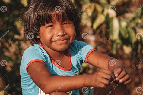 Indian Girl From The Brazilian Amazon Editorial Image Image Of Cabocla Tribe 245527715