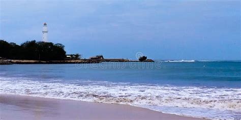Beautiful Landscape Of Santolo Beach Garut Indonesia Stock Image