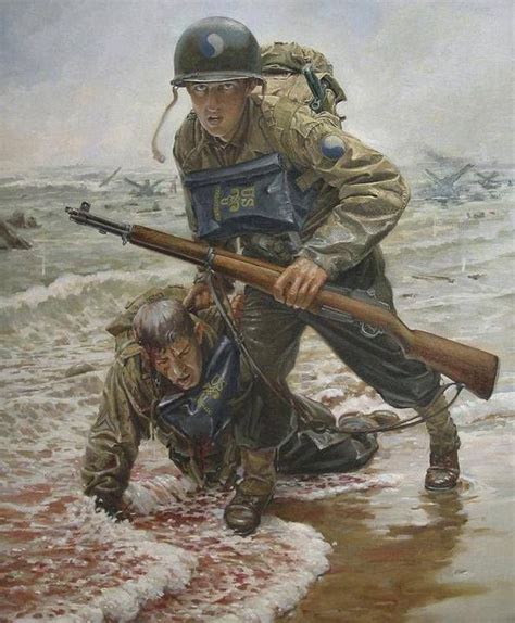 29th Infantry Division Was In The First Wave Of Troops Ashore During
