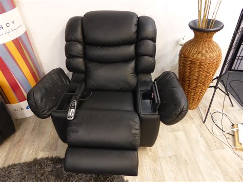 La Z Boy Cool Leather Reclinermassage And Built In Fridge Cooler Chair