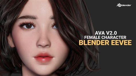 Ava V2 Female Rigged Character 3d Model Rigged Cgtrader