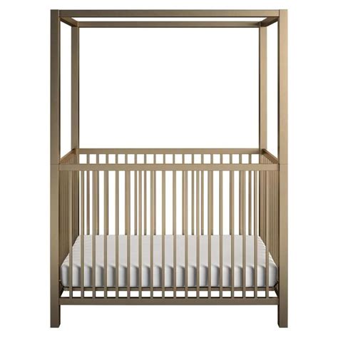 Dhp Monarch Hill Haven Metal Canopy Crib Gold In The Cribs Department