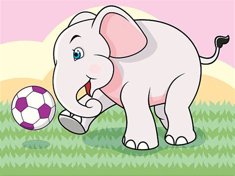 Elephant Soccer Illustrations Royalty Free Vector Graphics And Clip Art